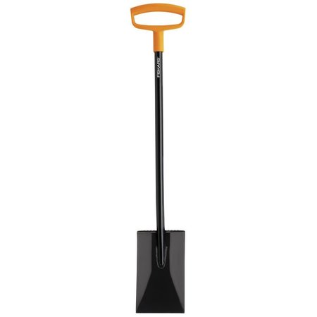 Fiskars Digging Shovel, 8.5 in W Steel Blade, 46 in L Plastic Handle 396670-1001